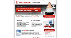 Desktop Screenshot of jpgtopdfconverter.com