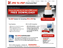 Tablet Screenshot of jpgtopdfconverter.com